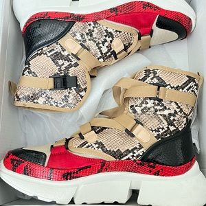 Fashionnova high top sneakers.